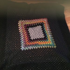 Handmade crochet blanket